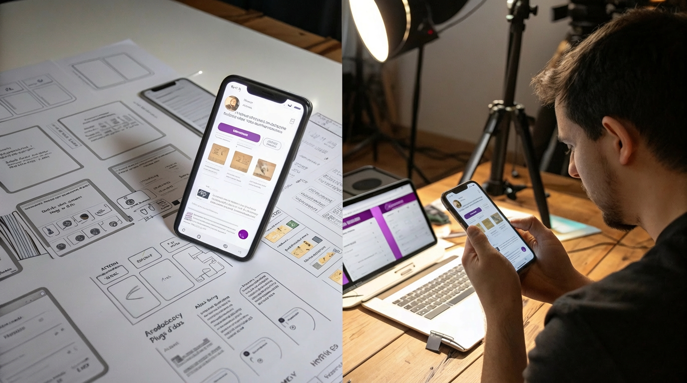 Wireframes to finished designs showing £1.4M revenue impact from Nectar Card registration redesign