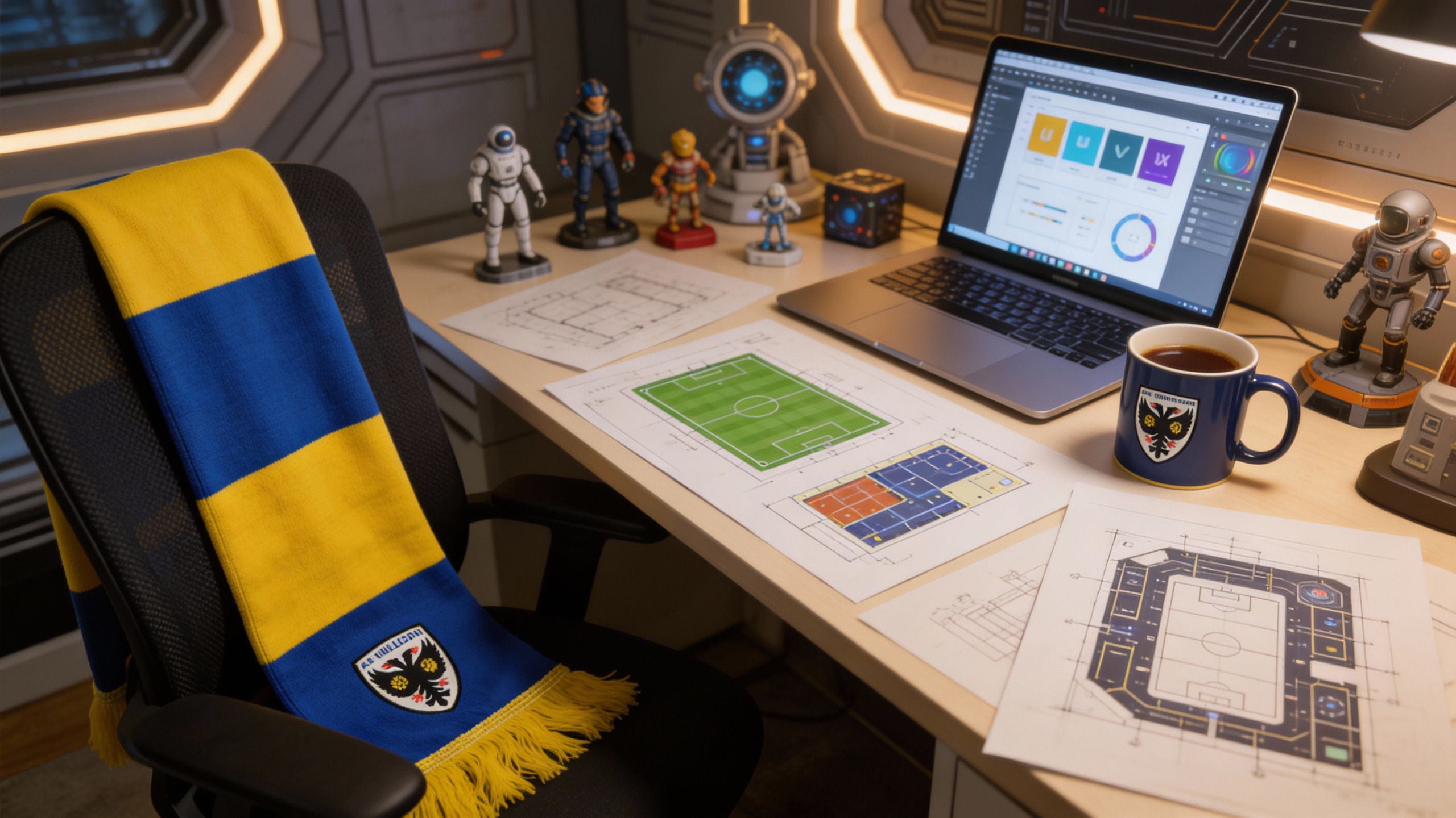 my perfect blend of AFC Wimbledon and Timelord escapades! Or designing a new football ground for the sake of it